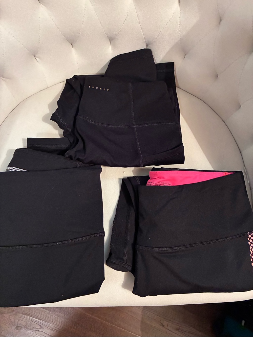 3 pair bundle Victoria's Secret  Black Leggings